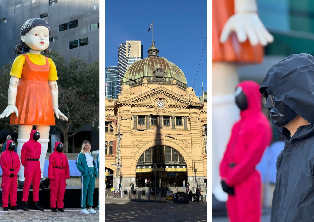 Squid Game Comes to Life at Fed&nbsp;Square!