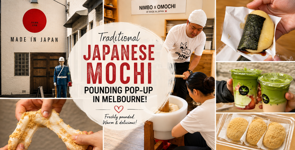 Traditional Japanese Mochi Pounding Has Popped Up in Melbourne! š”šÆšµ